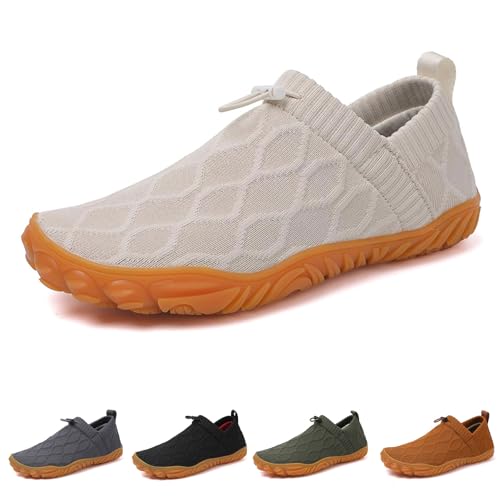 Barfußschuhe Herren Zehenschuhe Minimalistische Laufschuhe Atmungsaktive Fitness Traillauf Freizeit Leicht Sneaker Modische Breitfußschuhe Weit Indoor Hausschuhe Outdoor Traillaufschuhe von Generisch