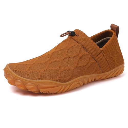 Barfußschuhe Herren Zehenschuhe Minimalistische Laufschuhe Atmungsaktive Fitness Traillauf Freizeit Leicht Sneaker Modische Breitfußschuhe Weit Indoor Hausschuhe Outdoor Traillaufschuhe von Generisch