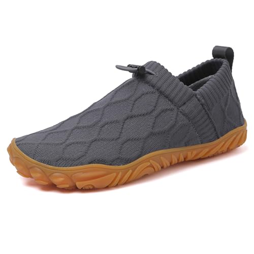 Barfußschuhe Herren Zehenschuhe Minimalistische Laufschuhe Atmungsaktive Fitness Traillauf Freizeit Leicht Sneaker Modische Breitfußschuhe Weit Indoor Hausschuhe Outdoor Traillaufschuhe von Generisch