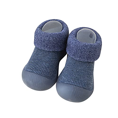 Barfußschuhe Kinder Bodenschuhe Weicher Boden Bodensocken Lauflernschuhe Mädchen Rutschfeste Sockenschuhe Krabbelschuhe Kinder Lauflerner Schuhe Für Mädchen Junge Kinder Stricken Kinderschuhe von Generisch