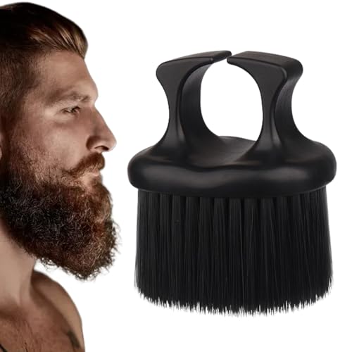 Bart & Schnurrbartkämme - Professionelle Friseurbürste | Ergonomisches Pflegewerkzeug mit Fingerringgriff, ergonomisches für Männer, Use-Styling-Kamm- und Weichborstenpinsel Salon Bart & Schnurrbartkämme - Professionelle Friseurbürste | Ergonomisches Pflegewerkzeug mit Fingerringgriff, ergonomisches für Männer, Use-Styling-Kamm- und Weichborstenpinsel Salon von Generisch