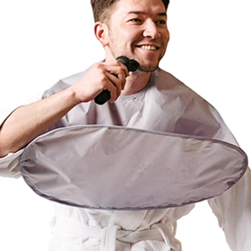 Bartfänger zum Rasieren – wasserdichte 3D-Barttrimm-Schürze & Rasierumhang | Faltbarer Gesichtshaarfänger für Männer, leichter Bartschneider zum Rasieren, Vatertag für Papa Ehemann von Generisch