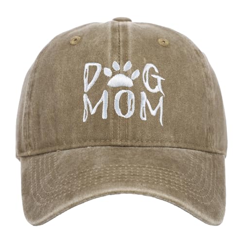 Baseballkappe Dog Mom Bestickt Gewaschen Verstellbar Für Damen Als Sonnenschutz Freizeitmode Baseballkappe Dog Mom Bestickt Gewaschen Verstellbar Für Damen Als Sonnenschutz Freizeitmode von Generisch