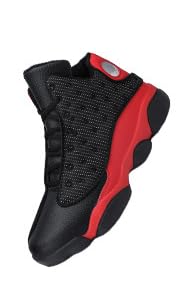Basketballschuhe Sportschuhe für Männer Studenten Hohe Helfer Laufschuhe Große Kinder Echter Krieg Trainingsschuhe (Schwarz Rot,40) von Generisch