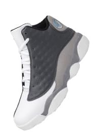 Basketballschuhe Sportschuhe für Männer Studenten Hohe Helfer Laufschuhe Große Kinder Echter Krieg Trainingsschuhe (Weißes Grau,41) von Generisch