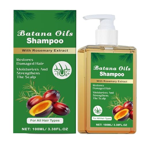 Batanas Öl Shampoo, 100ML Rosmarinöl Haarwachstum Shampoo, Anti Haare Verlust Batanaöle Shampoos Für Haarwachstum, Tief Nahrhafte Stärkung Reparatur Rosmarin Shampoos, Für Männer & Frauen von Generisch