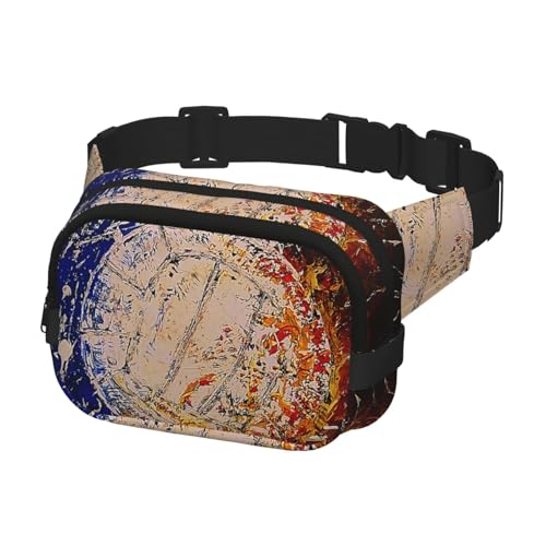 Bauchtasche für Herren und Damen, Sport-Hüfttasche, Gürteltasche für Reisen, Wandern, Laufen, Volleyball-Sport von Generisch