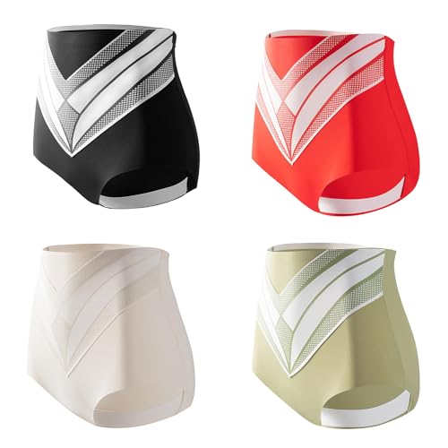 Bauchweg Unterhose Damen Titanfaser-Turmalin-Shaping-Shorts Fiber Restoration Shaper, Hohe Taille Shapewear Titanium Fiber Tourmaline Shaping Shorts Miederpant Weicher Body Shaper für Damen In Form von Generisch