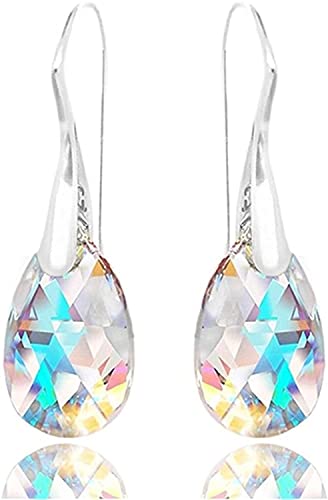 Baumelnde Ohrringe für Frauen Kristall-Ohrhänger Bunte Kristallohrringe für Mädchen von Generisch