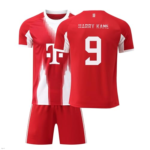 Bayern Trikot 9 Kane Trikot 25/26 New Heimtrikot,9 Kane Trikot für Kinder/Herren/Damen,Authentisch Design,Atmungsaktiver Stoff - Fan Must-Have! von Generisch