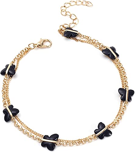 Beach Fußkettchen Ins Style verstellbar Fußkettchen zweilagig von Generisch