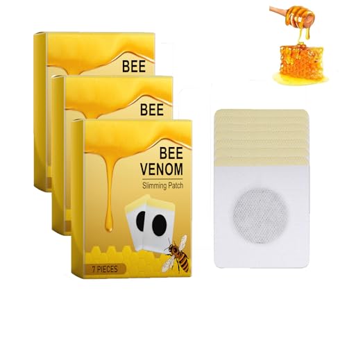 Bee Venom Lymphatic Drainage Slimming Patches,Bee Venom Slimming Patches,Lymphatic Drainage Slimming Patch, Plasters Suitable for People of All Ages (3 Box) von Generisch