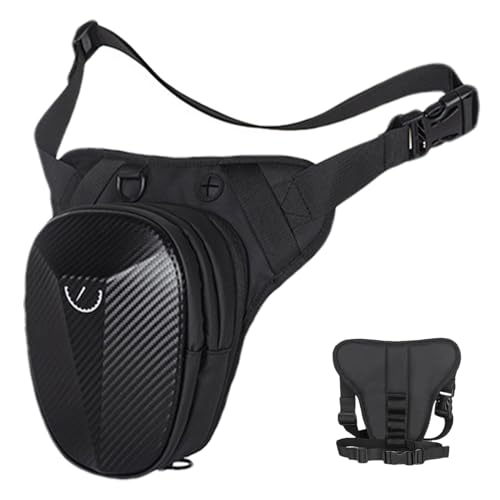 Beintasche für Herren, Wandern, Taille, Oberschenkel, Bauchtasche, wasserdicht, abnehmbar, modisches Motorradholster für Rennrad, Radfahren, von Generisch