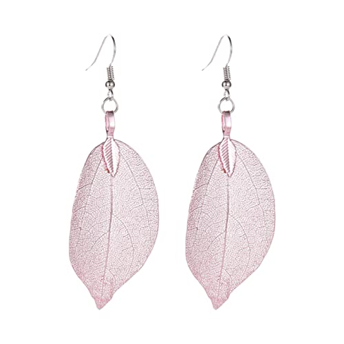 Beliebte Vintage Ohrringe Mode Temperament lange Blatt Ohrringe Modeschmuck (One Size) von Generisch