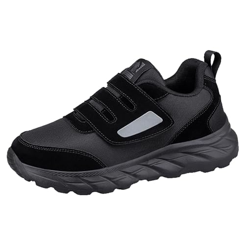 Bequeme Damenschuhe für den Frühling leichte Sport- Wanderschuhe atmungsaktive Sneakers für aktive Frauen vielseitige Freizeit- Gesundheitsschuhe (Black, 40) von Generisch