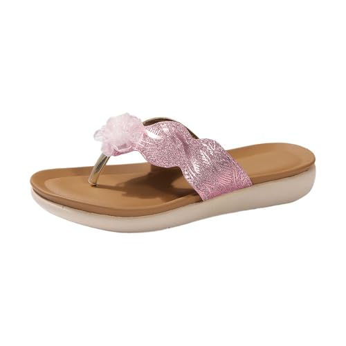 Bequeme Flip-Flops für Damen mit Riemen, Strand-Thong-Hausschuhe, hohl, lässig, Clip-Toe, Hausschuhe, flache Schuhe, Sandalen für drinnen und draußen, Urlaub, Sommer, Beruf, rose, 37 EU Bequeme Flip-Flops für Damen mit Riemen, Strand-Thong-Hausschuhe, hohl, lässig, Clip-Toe, Hausschuhe, flache Schuhe, Sandalen für drinnen und draußen, Urlaub, Sommer, Beruf, rose, 37 EU von Generisch