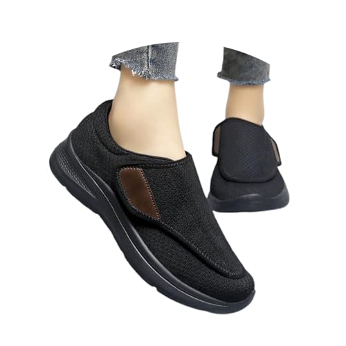 Bequeme Schuhe Zur für Damen Turnschuhe Freizeit Casual Weit Zehenschuhe Leichtgewicht Luftkissen Trainer Air Turnschuhe Weiche Schuhe Orthopedic Diabetic Walking Shoes von Generisch