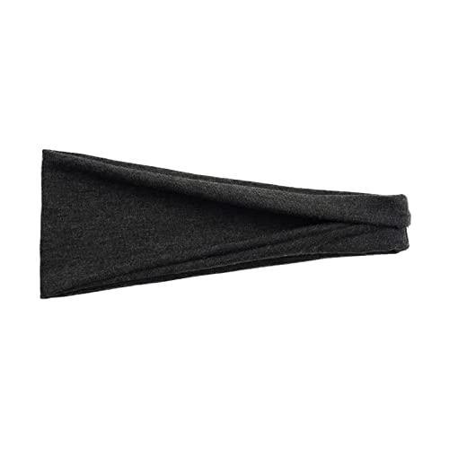 Bequemes Stirnband für Unisex, Damen, Freizeit, Sport, einfarbig, Yoga, Haarband, elastisch, schweißabsorbierend, Haarband von Generisch