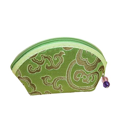Bestickte Münztasche – Vintage-Blumenmuster, Seide, Reißverschluss, Geldbörse im chinesischen Stil, Damen-Clutch, kompakte Geldbörse für Schlüssel, Bargeld, Schmuck, Reisezubehör, grün, Refer to Bestickte Münztasche – Vintage-Blumenmuster, Seide, Reißverschluss, Geldbörse im chinesischen Stil, Damen-Clutch, kompakte Geldbörse für Schlüssel, Bargeld, Schmuck, Reisezubehör, grün, Refer to von Generisch