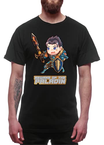 Beware of The Paladin - Stylisches Gamershirt für Männer von Generisch