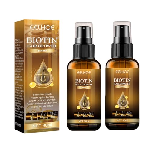 Biancat Biotin Haarwuchs Serum 30ml, Biotin Haarwachstum Spray Biotin Hair Growth Spray Haarwachstum Beschleunigen und Gegen Haarausfall Haarserum Haarpflege für Dünnes Kaputtes Trockenes Haar von Generisch