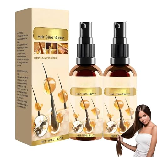 Biotin Haarwachstum Serum,2025 Neu Biotin Haarwachstum Spray Haarwachstums Beschleunigen,Hair Growth Serum Lindern Haarausfall Stimulieren Das Haarwachstums Machen Das Haar Glänzend und Kräftig (2PC) von Generisch