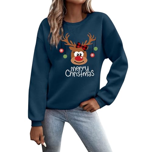 Black Friday Angebote 2024 Wann,Weihnachtspullover Damen Sweatshirt Lustig Weinglas Gedruckt Muster Druck Rundhals Langarm Casual Christmas Sweat Oberteile Xmas Pulli Frauen mit Fleece gefüttert Tops Black Friday Angebote 2024 Wann,Weihnachtspullover Damen Sweatshirt Lustig Weinglas Gedruckt Muster Druck Rundhals Langarm Casual Christmas Sweat Oberteile Xmas Pulli Frauen mit Fleece gefüttert Tops von Generisch