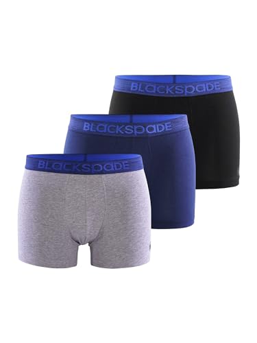 Blackspade Boxershorts Set 2er 3er Pack Mix Herren Männer Unterwäsche Unterhosen Men Retroshorts Boxer Baumwolle Trunks Jersey von Generisch