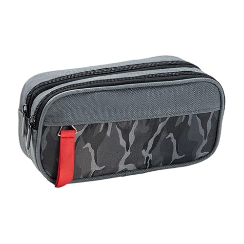 Bleistift für die Schule - große Kapazität Bleistift Fall | Schulstiftfall | Doppelschichtstifthaltertasche für Lehrer Schüler Teenager Journal Keepers Klassenzimmer Büro Reisekunstunterricht von Generisch