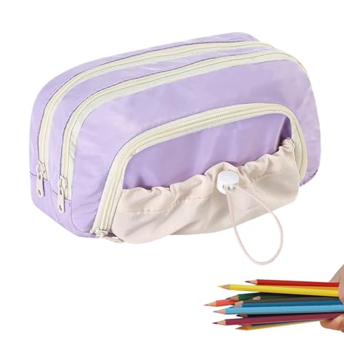 Bleistiftbeutel des Drawschnellstrichs - Mode Schultasche, geräumiger wasserdichte Schreibwarenorganisator | Netter ästhetischer Fall für Teenager Kinder Mädchen, langlebige College Office Art von Generisch