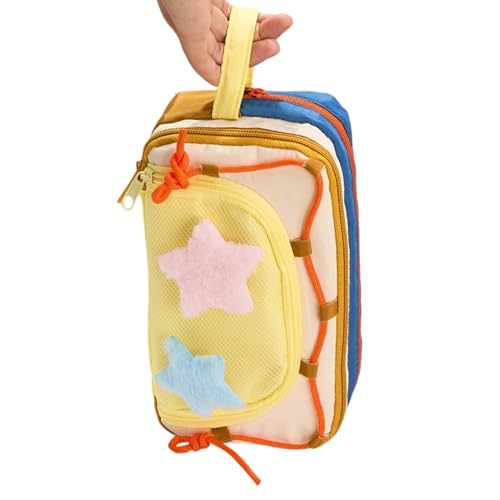 Bleistiftfall | Bleistiftbeutel Mit Großer Kapazität | Schreibwarenorganisator Mit 8 Fächern Für Lineal Eraser Marker Sticky Notes Student Teacher College Kindergärtner Reise Weihnachten Und Geburtsta von Generisch