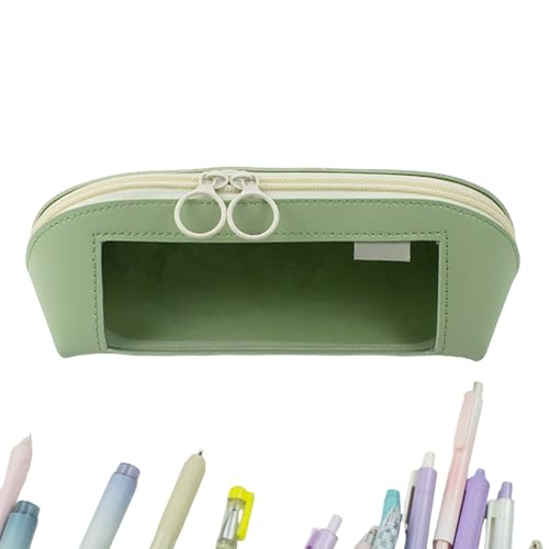 Bleistiftfall | Leder Clear Organizer Container | Großer Bleistiftfall | Verbesserte Fall Langlebigkeit 23,5x8x8.5cm | Für Scherenlineer -Sogumer -Notizen von Generisch