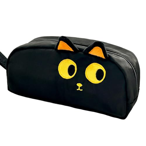 Bleistiftkoffer - Bleistiftbeutel | Schreibwarenorganisator | Capybara Portable Supplies Box Bags Stationery Container für Teenager Kinder Boy Studenten College -Make -up -Tasche Breite Öffnung Mund L von Generisch