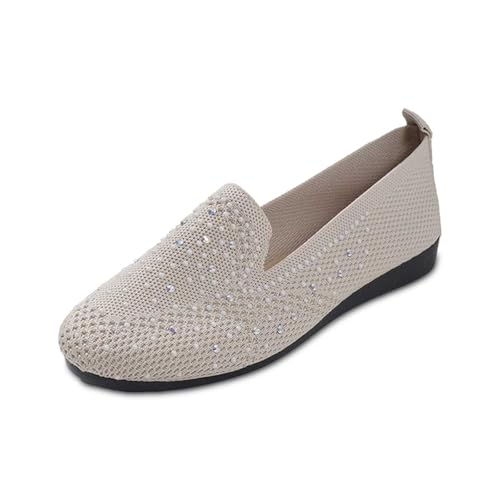 Blitzangebote des Tages, Damen Ballerinas Bequeme Sommerschuhe Klassische Damenschuhe Sportliche Tanzschuhe Elegant Flach Schuhe Slip on Leicht Balerinaschuhe Hausschuhe Beige Blitzangebote des Tages, Damen Ballerinas Bequeme Sommerschuhe Klassische Damenschuhe Sportliche Tanzschuhe Elegant Flach Schuhe Slip on Leicht Balerinaschuhe Hausschuhe Beige von Generisch
