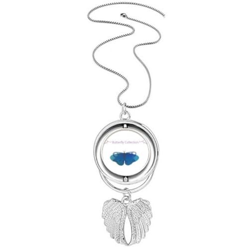 Blue Collection Anhänger Engelsflügel drehbare Halskette Schmuck von Generisch