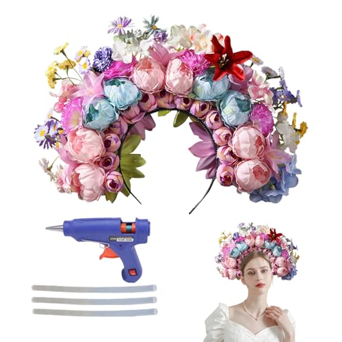 -Haarbänder für Damen, Blumenkrone, Brautschmuck, Festival-Kopfbedeckung, Hochzeitsfoto-Requisiten für Damen und Erwachsene, Abschlussveranstaltungen von Generisch