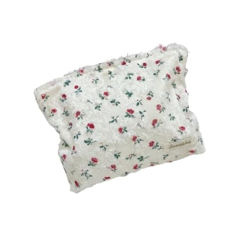 Blumen-Kosmetik Taschen mit süßer Spitze, tragbare Frauen-Clutch-Geldbörse, Lippenstift-Make-up-Aufbewahrung Tasche von Generisch