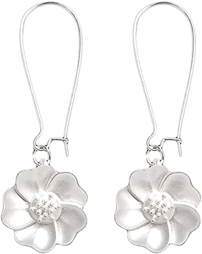 Blumen-Ohrringe, elegante Jasmin-Blumen-Creolen, lange Quasten-Ohrringe, praktisches Design von Generisch