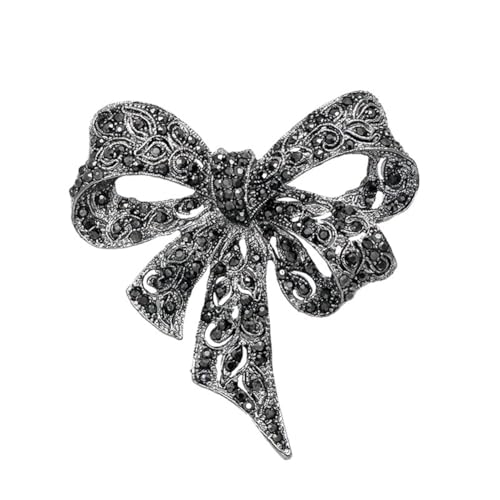 Blumen- und Schmetterlings-Brosche, glänzend, für Damen, Schal, Clip, Ring, Schnalle, Schmuck, attraktive Verarbeitung von Generisch