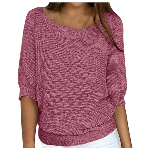 Bluse Damen Sommer, Strickpullover Damen Sommer Strick Sommerpullover Langarmshirt Bluse Oberteil Pullover Sweatshirt Shirts Pulli Top Festival Boho Leicht Elegant, Rosa, M Bluse Damen Sommer, Strickpullover Damen Sommer Strick Sommerpullover Langarmshirt Bluse Oberteil Pullover Sweatshirt Shirts Pulli Top Festival Boho Leicht Elegant, Rosa, M von Generisch