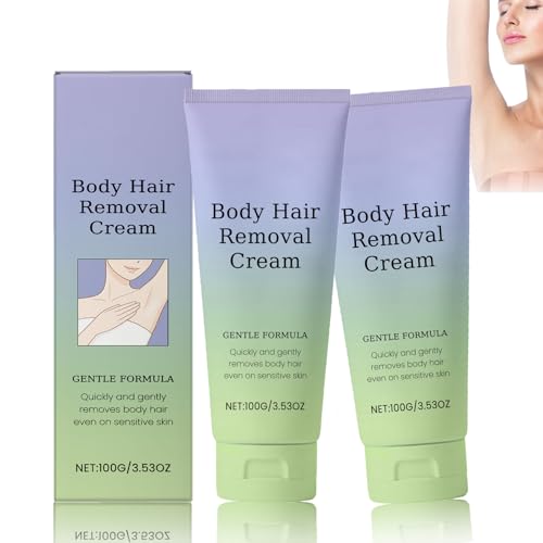 Body Haarentfernung Schaum Cream, Enthaarungscreme Intimbereich für Frauen und Mäner, Haarentfernungscreme Enthaarungsschaum für Arme, Achseln, Beine Haarentfernung (2) von Generisch