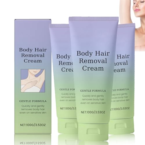 Body Haarentfernung Schaum Cream, Enthaarungscreme Intimbereich für Frauen und Mäner, Haarentfernungscreme Enthaarungsschaum für Arme, Achseln, Beine Haarentfernung (3) von Generisch