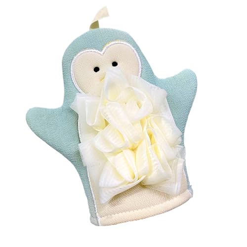 Body Scrub -Handschuhe | 2-in-1 Peeling Fäustlinge (22x12 cm)-Plüsch- und Rayon-Überschwemmungsschaum für Männer baden Dachdecker Alternative Haut glatt von Generisch