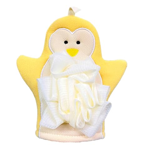 Body Scrub -Handschuhe | 2-in-1 Peeling Fäustlinge (22x12 cm)-Plüsch- und Rayon-Überschwemmungsschaum für Männer baden Dachdecker Alternative Haut glatt von Generisch