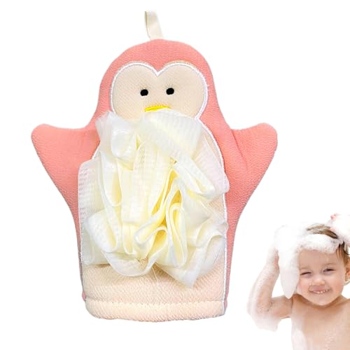 Body Scrub -Handschuhe | 2-in-1 Peeling Fäustlinge (22x12 cm)-Plüsch- und Rayon-Überschwemmungsschaum für Männer baden Dachdecker Alternative Haut glatt von Generisch