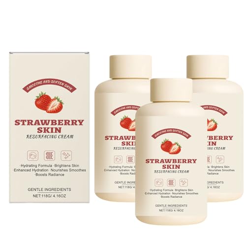 Bodylotion Erdbeer, Body Lotion Damen Herren, Repariert und Hebt, Hautstraffende Bodylotion, Straffende Bodylotion, Spendet der Haut Feuchtigkeit, Verbessert den Glanz, für Alle Hauttypen Geeignet von Generisch