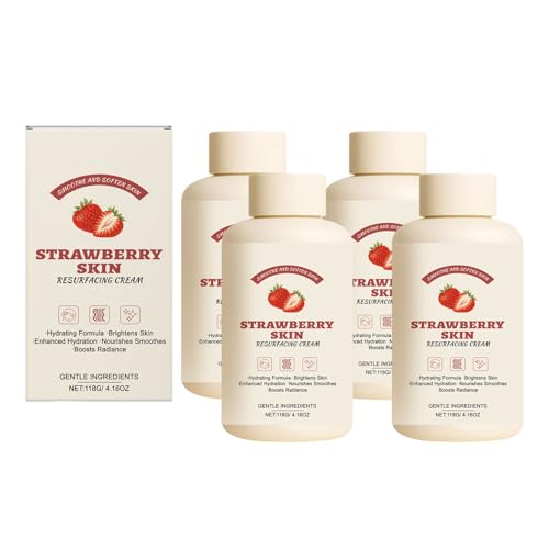 Bodylotion Erdbeer, Body Lotion Damen Herren, Straffende Bodylotion, Hautstraffende Bodylotion,Repariert und Hebt, Spendet der Haut Feuchtigkeit, Verbessert den Glanz, für Alle Hauttypen Geeignet von Generisch