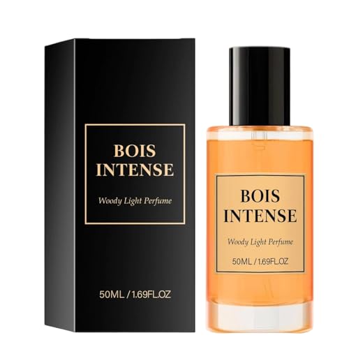 Bois Intense Parfüm Herren, 50ml Eau de Parfum für Herren, Leder & Honig Eleganter, Original Alpha Scent Bodyspray Extrait De Parfum Parfüm für Männer intensiver Duft (1PC) von Generisch