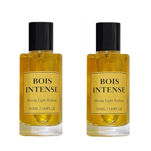 Bois Intense Parfüm Herren, Eau de Parfum für Herren, Collection Privee Parfum, Weihrauch, Leder & Honig Eleganter, intensiver Duft Luxus Langanhaltend (2PCS) von Generisch