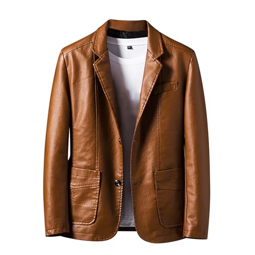 Bomber Jacket Herren, Herren Lederjacke Motorrad Jacke Schwarz Bikerjacke Bomberjacke Ledermantel 50er Jahre Outfit Grease Jacke Leather Jacket Bomber Jacket Herren, Herren Lederjacke Motorrad Jacke Schwarz Bikerjacke Bomberjacke Ledermantel 50er Jahre Outfit Grease Jacke Leather Jacket von Generisch